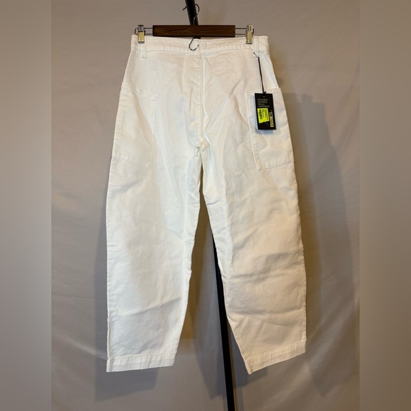 Babel Womens size Medium White Cargo Trouser Pants/Capris - Picture 5 of 6